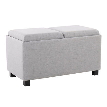 Marlo DLX Nesting 3-Piece Tray Ottoman Set