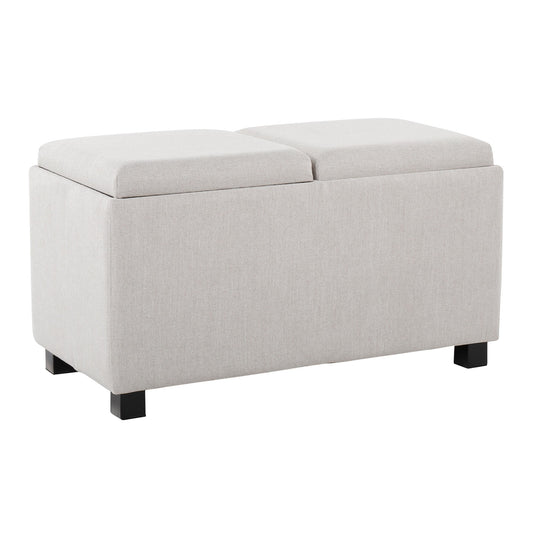 Marlo DLX Nesting 3-Piece Tray Ottoman Set