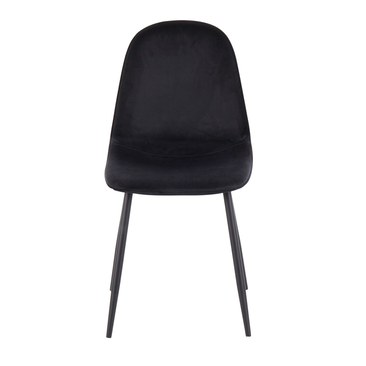 Pebble Contemporary Chair in Gold Steel and Beige Fabric   - Set of 2