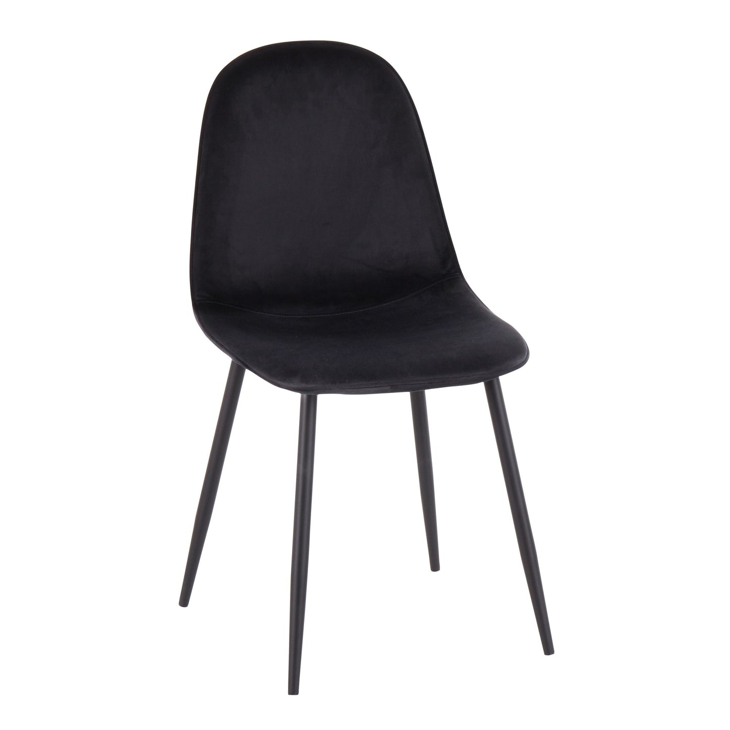 Pebble Contemporary Chair in Gold Steel and Beige Fabric   - Set of 2