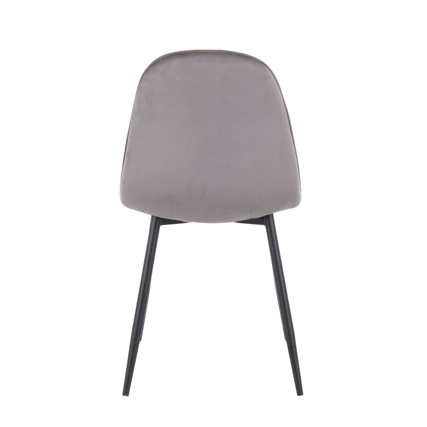 Pebble Contemporary Chair in Gold Steel and Beige Fabric   - Set of 2
