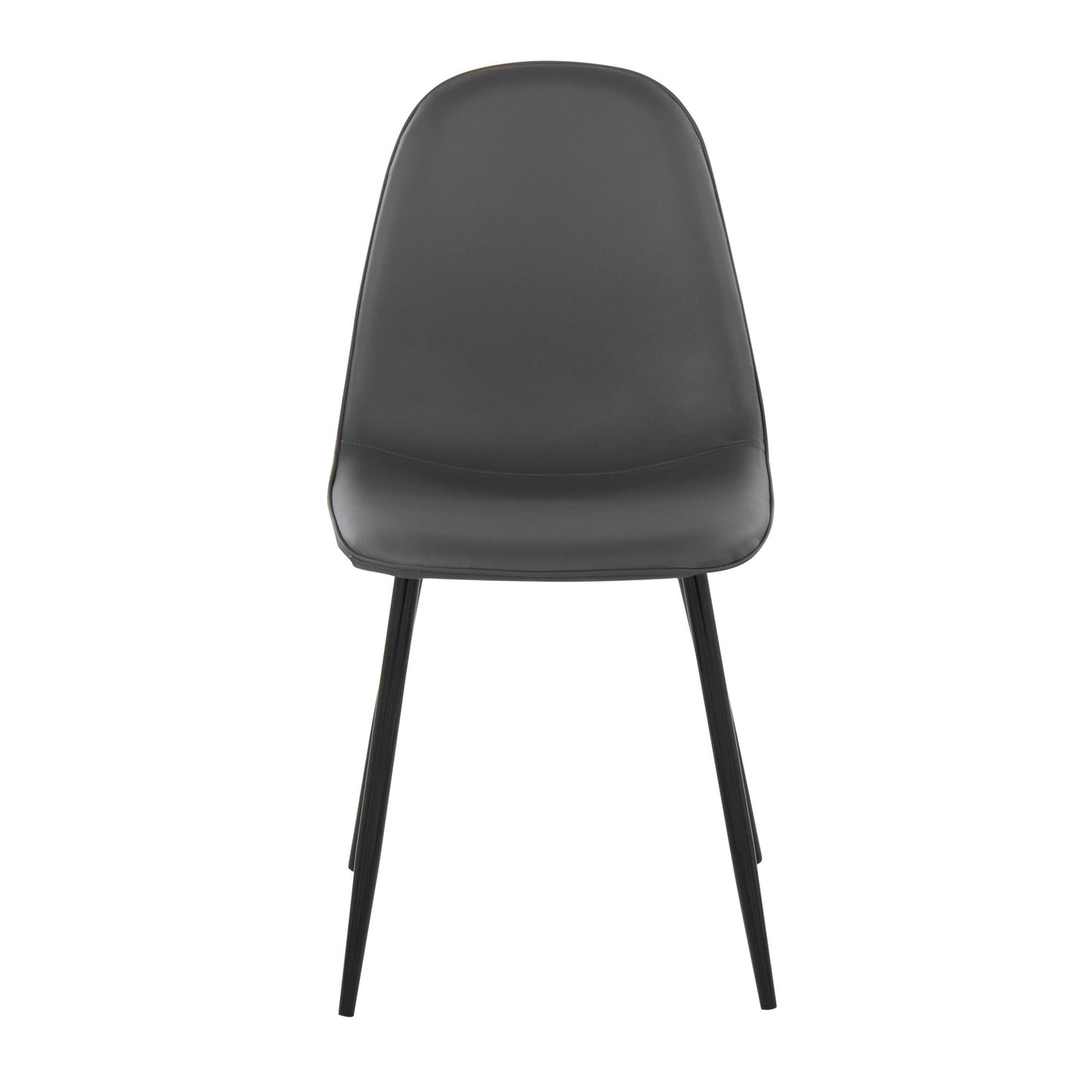 Pebble Contemporary Chair in Gold Steel and Beige Fabric   - Set of 2
