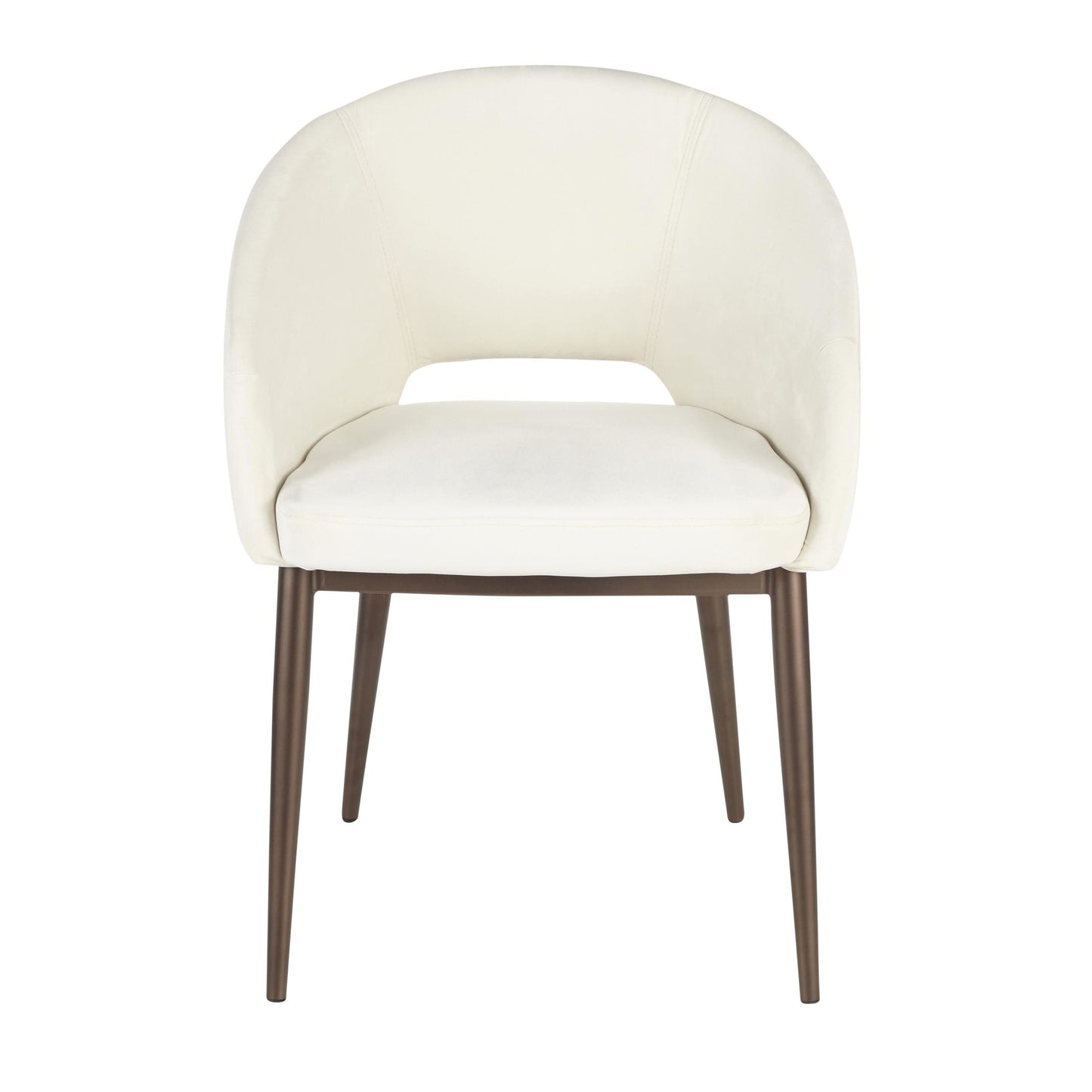 Renee Contemporary Chair in Black Metal Legs and Grey Fabric