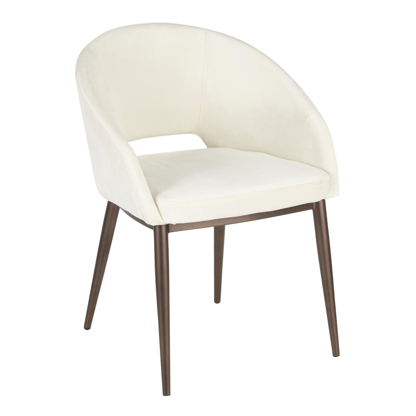 Renee Contemporary Chair in Black Metal Legs and Grey Fabric