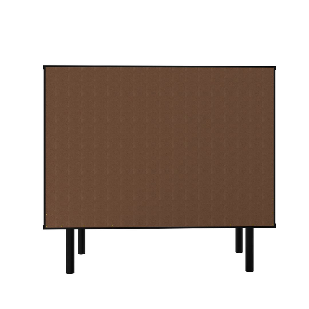 Manhattan Comfort Mid-Century Modern Liam Sideboard with 4 Shelves