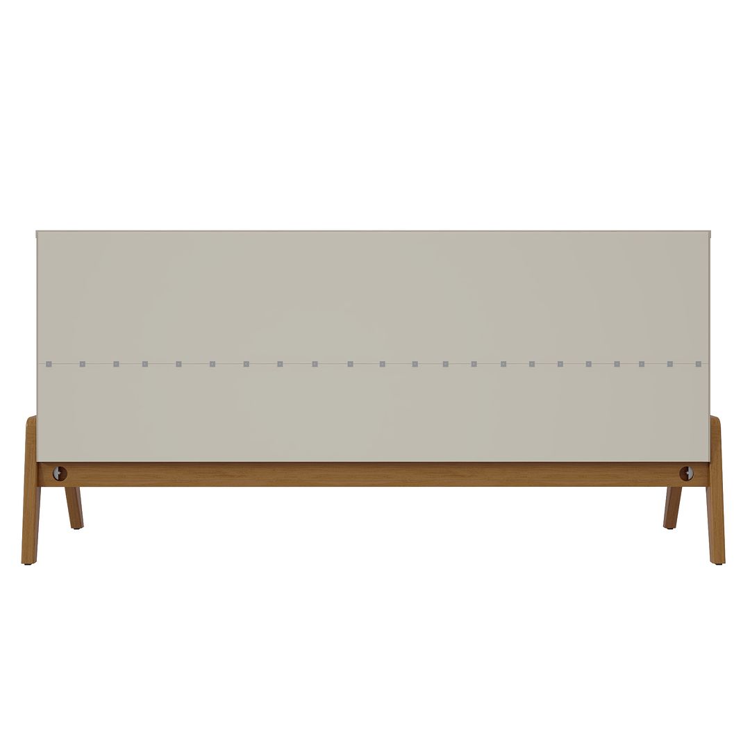 Manhattan Comfort Mid-Century Modern Gales 63.32 Sideboard with Solid Wood Legs